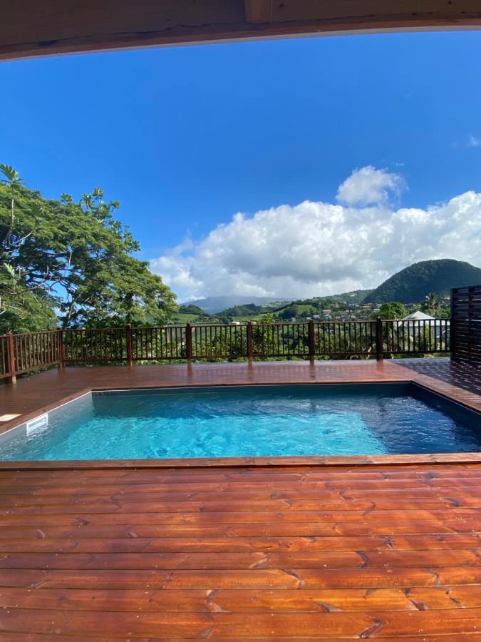 Villa Auya entre mer et montagne Le Carbet Exteriör bild